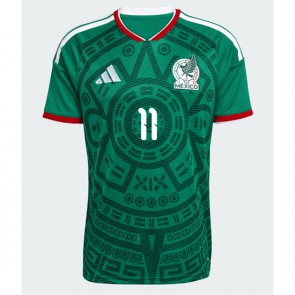 Mexico Santiago Gimenez #11 Hjemmebanetrøje VM 2026 Kortærmet
